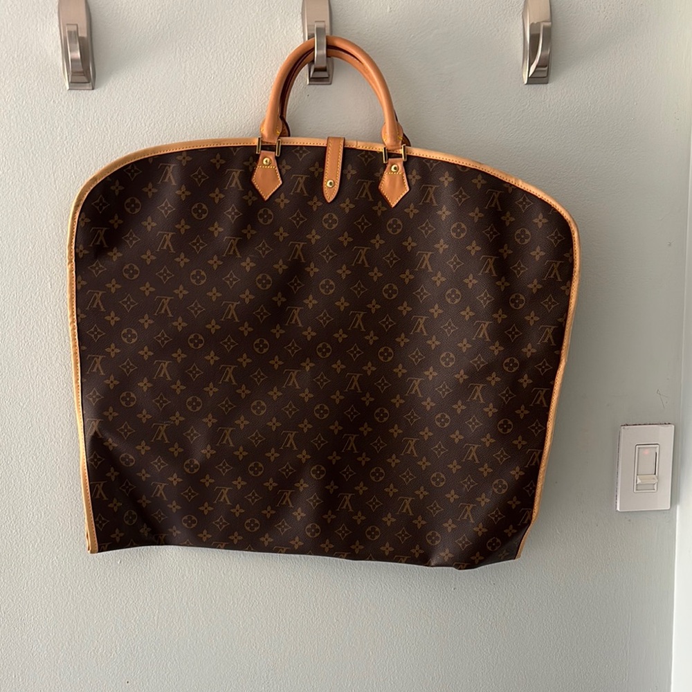 Louis Vuitton Brown Monogram Travel Bag